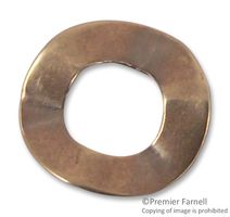TR FASTENINGS M6-CWBCWAS50- Crinkle Washer, Beryllium Copper, 6.55 mm Internal, 11.5 mm External, 50 Box