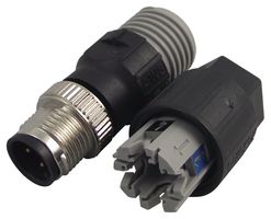 PHOENIX CONTACT 1641785 Sensor Connector, M12, Male, 4 Positions, IDC / IDT Pin, Straight Cable Mount