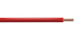 MULTICOMP PRO PP001269 Wire, Tri Rated, PVC, Red, 21 AWG, 16 x 0.2mm, 328 ft