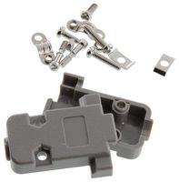 NORCOMP 977-037-020R121 D SUB BACK SHELL, 180DEG, SIZE DC, ABS
